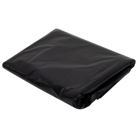 Мешки для мусора 240 л, черные, в пласте 50 штук, сверхпрочные, ПВД 80 мкм, 90x120 см, LAIMA, 702682 - фото 4