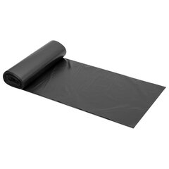 Мешки для мусора 240 л, черные, в рулоне 10 штук, прочные, ПВД 40 мкм, 90&times;125 см, LAIMA, 702683