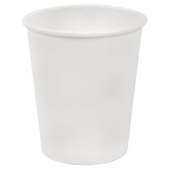 Стакан одноразовый бумажный 250/273 мл, D 80 мм, белый, КОМПЛЕКТ 1000 шт., холодное/горячее, WELDAY (ВЭЛДЭЙ), 702689