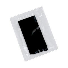 Перчатки одноразовые, эластомер TPE, КОМПЛЕКТ 50 пар, индивидуальная упаковка, размер L, черные, ELEGREEN