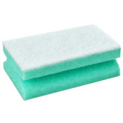 Губки бытовые 15&times;7&times;4,5 см, XXL, ПРОФИЛЬНЫЕ, КОМПЛЕКТ 10 штук, поролон/<wbr/>щадящий абразив, LAIMA PROFESSIONAL, 702742