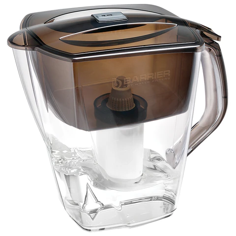 Кувшин-фильтр для очистки воды БАРЬЕР "Гранд Нео", 4,2 л, со сменной кассетой, антрацит, В015Р00 - фото 2