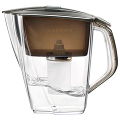 Кувшин-фильтр для очистки воды БАРЬЕР "Гранд Нео", 4,2 л, со сменной кассетой, антрацит, В015Р00