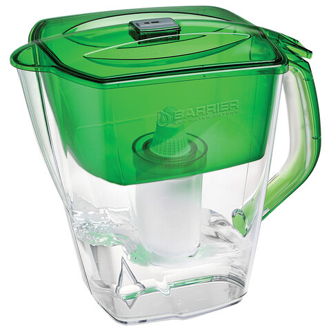 Кувшин-фильтр для очистки воды БАРЬЕР "Гранд Нео", 4,2 л, со сменной кассетой, нефрит, В012Р00 - фото 2