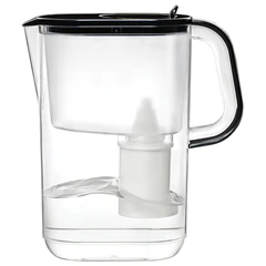 Кувшин-фильтр для очистки воды БАРЬЕР "Эверест", 3,5 л, со сменной кассетой, черный, В775Р00