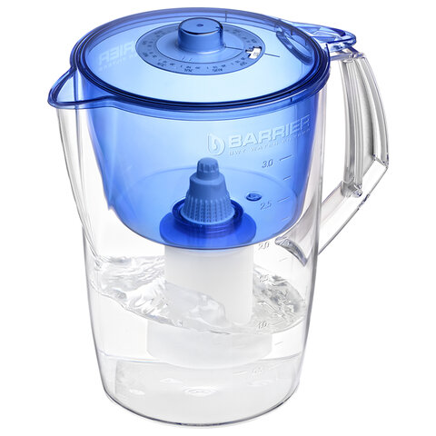 Кувшин-фильтр для очистки воды БАРЬЕР "Норма", 3,6 л, со сменной кассетой, индиго, В0, В041Р00 - фото 3