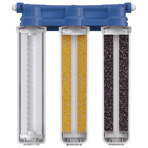 Фильтр для воды БАРЬЕР "ЭКСПЕРТ СЛИМ Жесткость", 3 ступени, ресурс 10000 л, Н821Р06