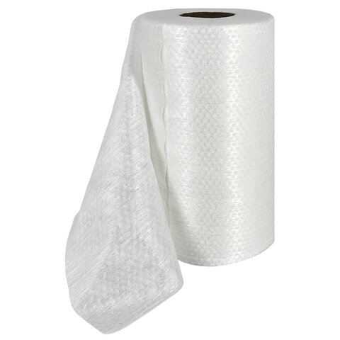 Универсальные полотенца в рулоне 100 шт., 20х25 см, 70% вискозы (спанлейс), MASTER FRESH - фото 5