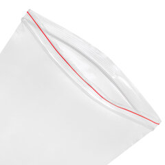 Пакеты ZIP LOCK &laquo;зиплок&raquo; ПРОЧНЫЕ, комплект 100 шт., 80&times;120 мм, ПВД, 60 мкм., BRAUBERG, 703076