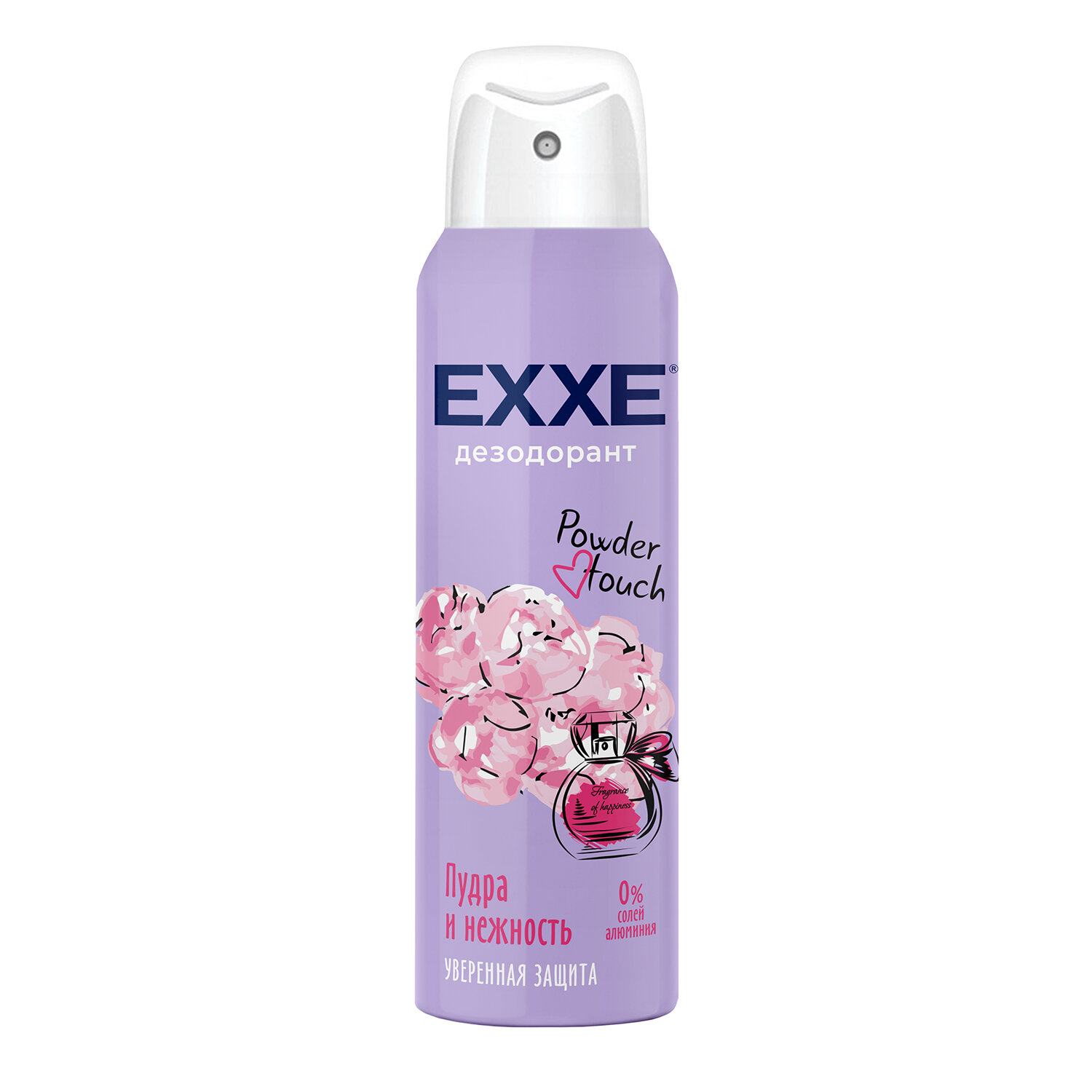 Дезодорант для тела женский 150 мл EXXE POWDER TOUCH "Пудра и нежность"