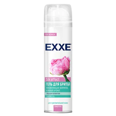 Гель для бритья 200 мл EXXE FOR WOMEN "SILK EFFECT", глицерин + аллантоин