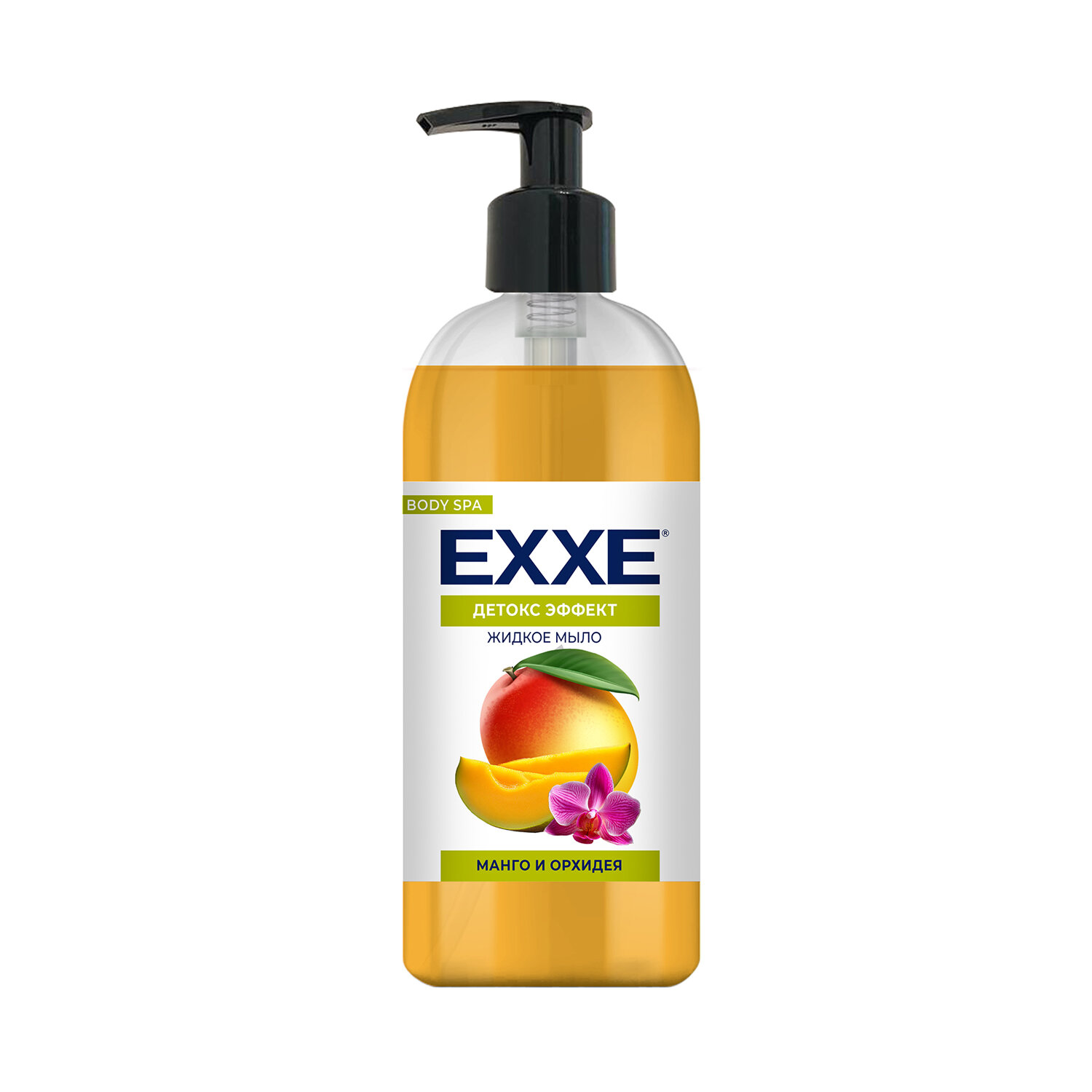 Мыло жидкое 500 мл EXXE BODY SPA ДЕТОКС ЭФФЕКТ "Манго и Орхидея"