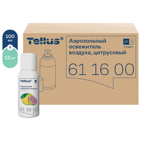 Сменный баллон 100 мл Tellus/TORK (Система АF1) СТАНДАРТ, цитрусовый аромат, 611600 - фото 4