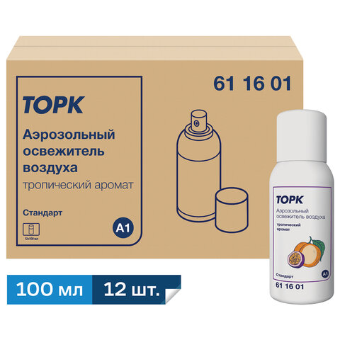 Сменный баллон 100 мл Tellus/TORK (Система АF1) СТАНДАРТ, тропический аромат, 611601 - фото 8