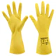 Перчатки VILEDA PROFESSIONAL многоцелевые латексные, МНОГОРАЗОВЫЕ, х/б напыление, ПРОЧНЫЕ, XL (очень большой), желтый, 174377