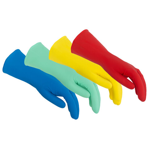 Перчатки VILEDA PROFESSIONAL многоцелевые латексные, МНОГОРАЗОВЫЕ, х/б напыление, ПРОЧНЫЕ, XL (очень большой), желтый, 174377 - фото 4