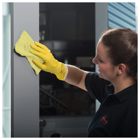 Салфетки VILEDA PROFESSIONAL "МикронКвик", КОМПЛЕКТ 5 шт., микроволокно, желтый, 38х40 см, 170638 - фото 3