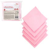Салфетки VILEDA PROFESSIONAL "МикроТафф Бейс" КОМПЛЕКТ 5 шт., микрофибра, красный, 36х36 см, 174178