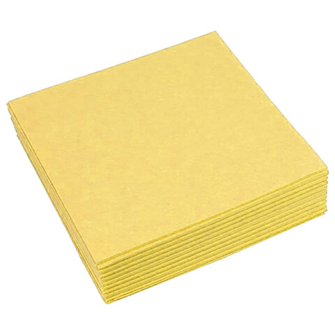 Салфетки VILEDA PROFESSIONAL "Универсальная" КОМПЛЕКТ 10 шт., вискоза/полипропилен, желтый, 40х38 см, 101032
