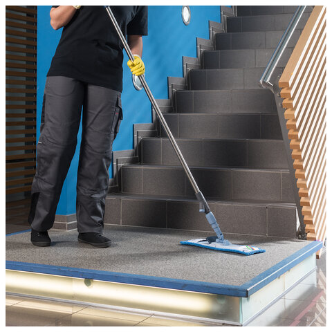 Держатель-флаундер 40 см, VILEDA PROFESSIONAL "КомбиСпид Про" плоские МОП (ТИП У/К, К, УВ) черенки тип А/B, 143573 - фото 7