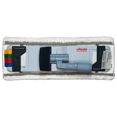 Насадка МОП плоская 40 см, VILEDA PROFESSIONAL "МикроПур Комби", уши (ТИП УВ) микрофибра, белый, 167297 - фото 5