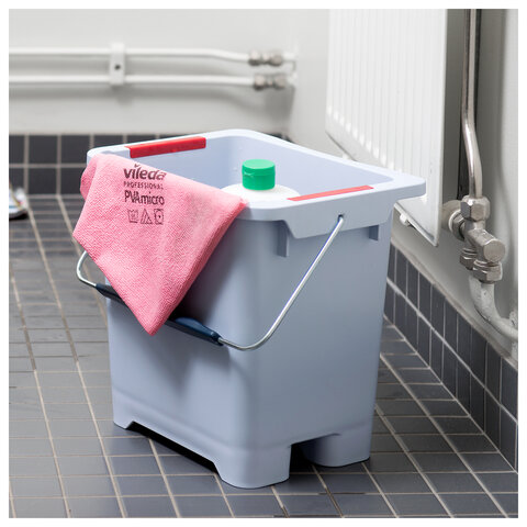 Ведро 10 л, VILEDA PROFESSIONAL "р-Бакет УльтраСпид Про" 28,5х21,5х28 см, для тележек "УльтраСпид Про", 545093 - фото 2