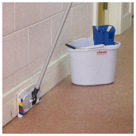 Ведро с отжимом VILEDA PROFESSIONAL "УльтраСпид Мини" 10 л, синий, 129686 - фото 3