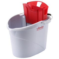 Ведро с отжимом VILEDA "УльтраСпид Мини" 10 л, красный, 129686