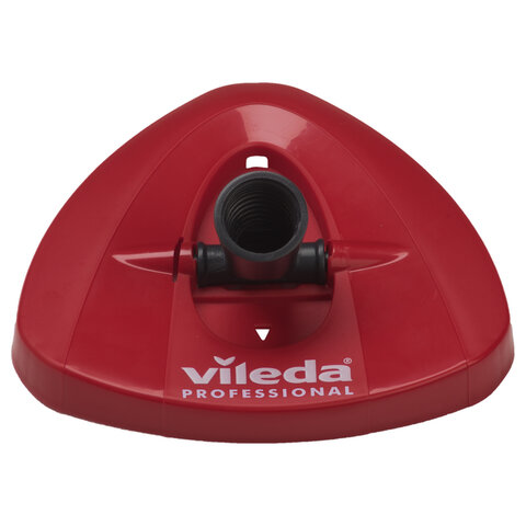 Швабра с отжимом и ведром 10л VILEDA PROFESSIONAL "УльтраСПИН Мини", КОМПЛЕКТ с телескопич. ЧЕРЕНКОМ 84-144 см, насадкой, красный, 158011 - фото 4
