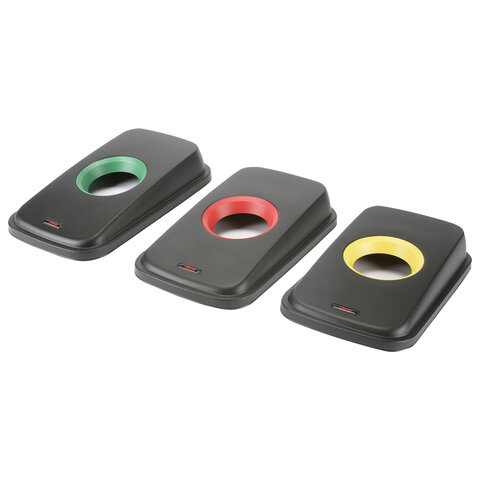 Крышка для контейнера 70 литров VILEDA PROFESSIONAL "ГЕО", КРУГЛОЕ ОТВЕРСТИЕ, 29х49х9 см, 137732 - фото 2