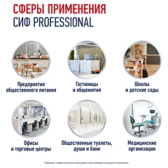 Средство универсальное для удаления пятен 500 мл, СИФ "Professional", распылитель