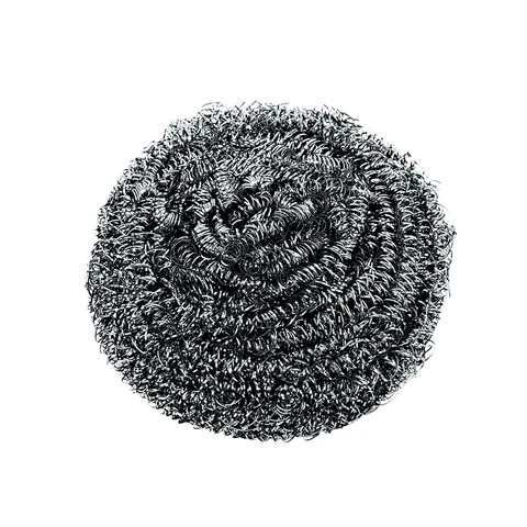 Губка (мочалка) металлическая, спиральная, 40г, МЕГА, для посуды, гриля, плиты, YORK,, 2030 - фото 3