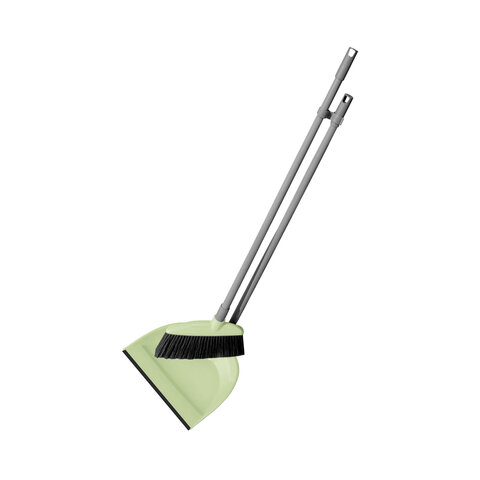 Набор для подметания (щетка с рукояткой, совок), Лень, ассорти пастель, YORK, 063020, 063030 - фото 3