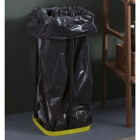 Мешки строительные для мусора 240л, черные, в рулоне 10шт, ПВД, 28мкм, YORK, 902230 - фото 2