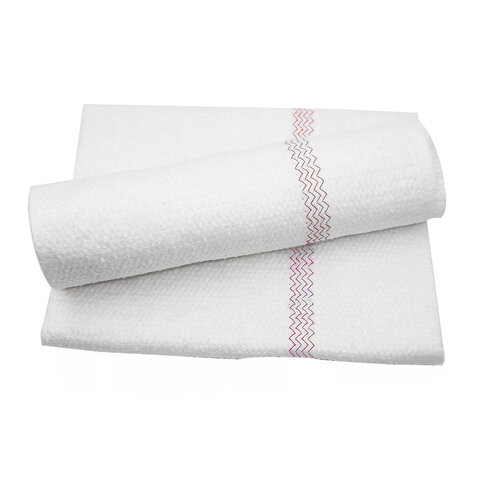 Тряпка для мытья пола 60х75см, плотность 220г/м2, белая, ХПП, ХЛОПОК, YORK, 022250