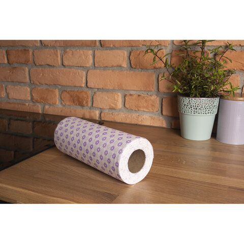 Салфетки ВИСКОЗНЫЕ, Премиум, 25х40см, РУЛОН 40шт, 60г/м2, YORK, 021100 - фото 5