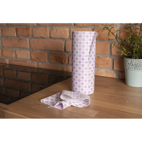 Салфетки ВИСКОЗНЫЕ, Премиум, 25х40см, РУЛОН 40шт, 60г/м2, YORK, 021100 - фото 7