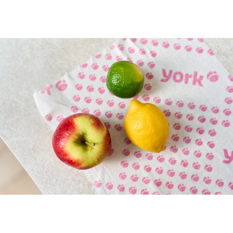 Салфетки ВИСКОЗНЫЕ, Тюльпан Премиум, 25х40см, РУЛОН 40шт, 60г/м2, YORK, 020480 - фото 8