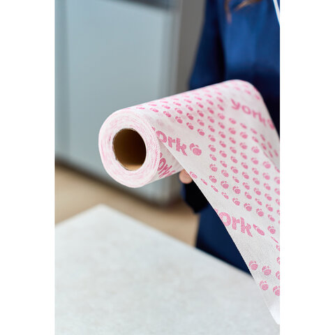 Салфетки ВИСКОЗНЫЕ, Тюльпан Премиум, 25х40см, РУЛОН 40шт, 60г/м2, YORK, 020480 - фото 3