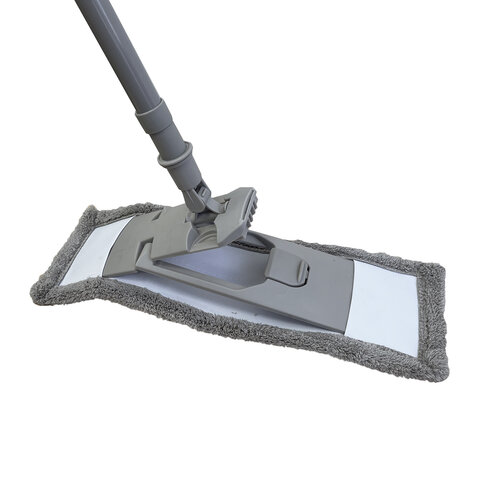 Швабра КОМПЛЕКТ черенок 75-127см +флаундер+МОП микрофибра, Классик Limited Edition, Y, 82260 - фото 3