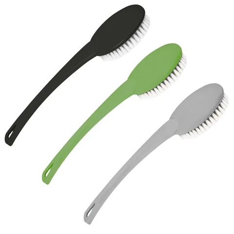 Щетка для мытья спины, 40х8х3,5см, щетина 2,5см, ассорти, YORK, 042010