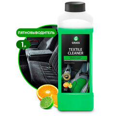 Очиститель обивки салона, для любых типов ткани, 1 л, GRASS TEXTILE CLEANER, цитрус