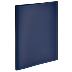Папка с боковым металлическим прижимом ATTACHE, синяя, до 150 листов, 0,4 мм