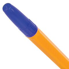 Ручка шариковая BRAUBERG ORANGE &laquo;Line&raquo;, синяя, ВЫГОДНАЯ УПАКОВКА, КОМПЛЕКТ 50 штук, линия письма 0,5 мм, 880004