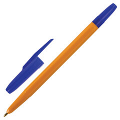 Ручка шариковая BRAUBERG ORANGE &laquo;Line&raquo;, синяя, ВЫГОДНАЯ УПАКОВКА, КОМПЛЕКТ 50 штук, линия письма 0,5 мм, 880004