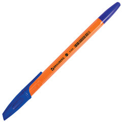 Ручка шариковая BRAUBERG &laquo;X-333 Orange&raquo;, синяя, ВЫГОДНАЯ УПАКОВКА, КОМПЛЕКТ 50 штук, линия письма 0,35 мм, 880006