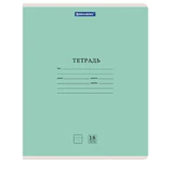Тетради ДЭК 18 л. КОМПЛЕКТ 20 шт. BRAUBERG КЛАССИКА NEW, линия, обложка картон, ЗЕЛЕНАЯ, 880063