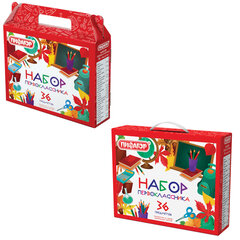 Набор школьных принадлежностей в подарочной коробке ПИФАГОР &laquo;НАБОР ПЕРВОКЛАССНИКА&raquo;, 36 предметов, 880121