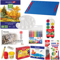 Набор для развития и творчества в подарочной коробке BRAUBERG ART BOX &laquo;НАБОР ДЛЯ ТВОРЧЕСТВА&raquo;, 15 предметов, 880125
