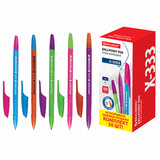 Ручка шариковая BRAUBERG "X-333 MIX", синяя, ВЫГОДНЫЙ КОМПЛЕКТ 50 штук, корпус ассорти, 0,35 мм, 880155